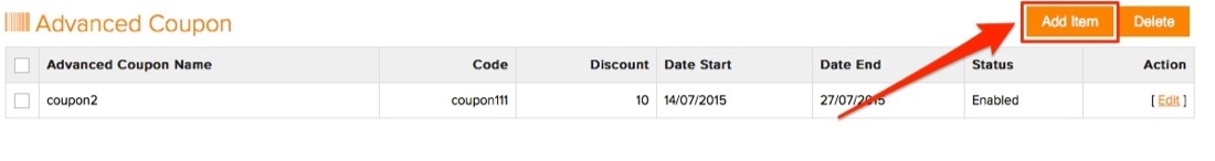 advance coupon