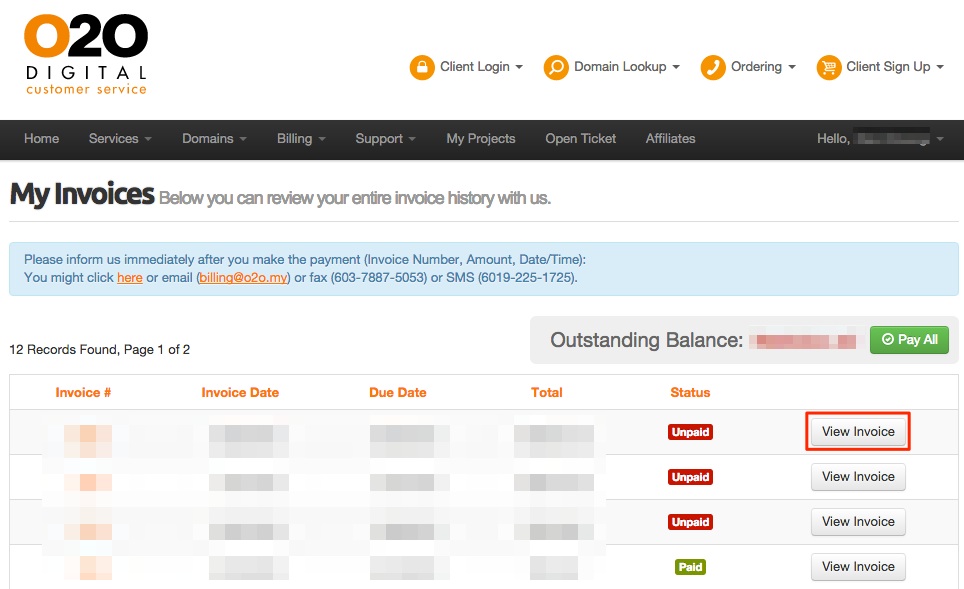 invoice paypal